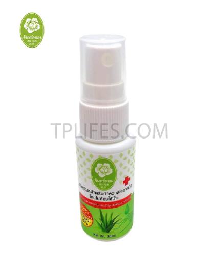 แอลกอฮอร์สเปร์ย จันทร์หอม ไทย เฮิร์บ นูริส แอลกอฮอล์ (ขนาด 30 ml.)